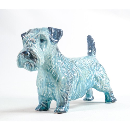 140 - Beswick blue gloss model of a Sealyham terrier 302.