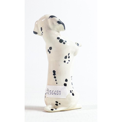 148 - Rare Beswick Dachshund begging 1461, in unrecorded white & black spotted colour way.