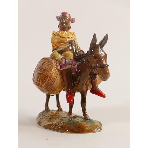 161 - Beswick figure of a woman on a donkey, Susie Jamaica 1347.