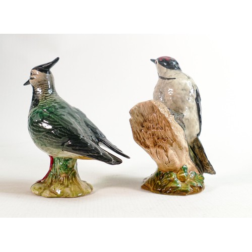 169 - Beswick Lapwing 2416 & lesser spotted Woodpecker 2420. (2)