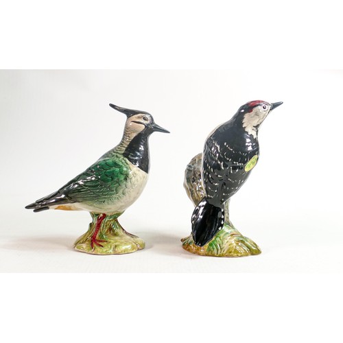 169 - Beswick Lapwing 2416 & lesser spotted Woodpecker 2420. (2)