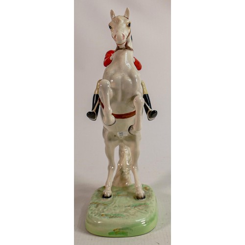 204 - Beswick Huntsman on painted white rearing horse 868.