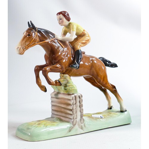 243 - Beswick girl on jumping horse 939.