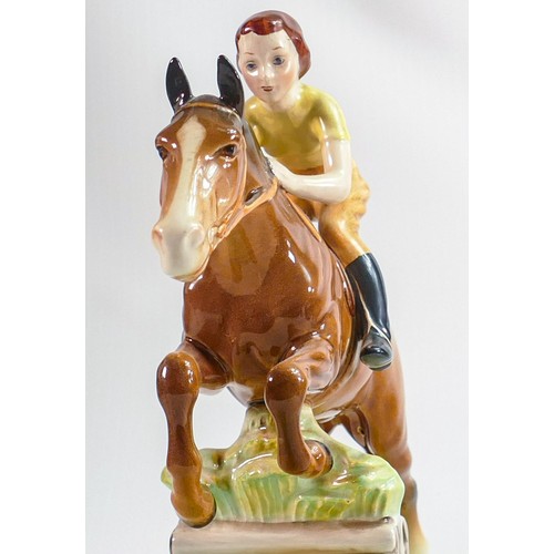 243 - Beswick girl on jumping horse 939.