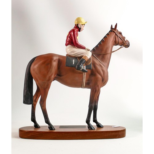 247 - Beswick Connoisseur model of Red Rum Brian Fletcher up.