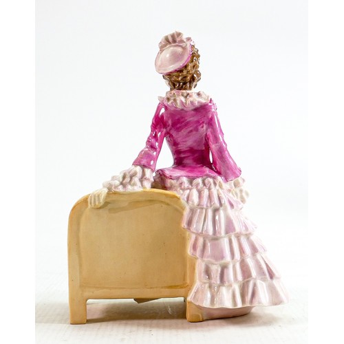 281 - Royal Doulton early figure Sonia HN1692, impressed date for 1937, restored neck and minor paint loss... 