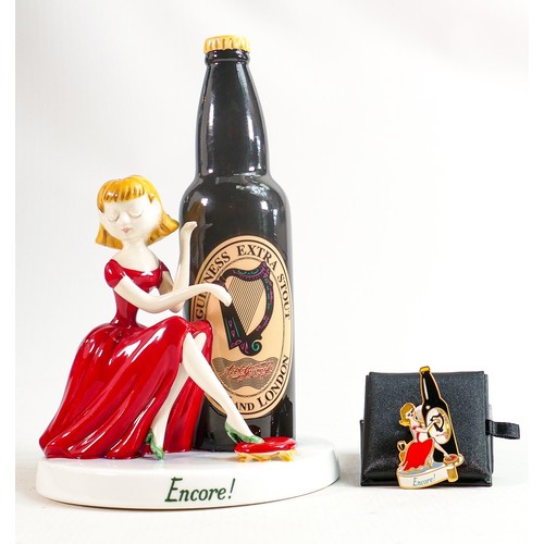 347 - Royal Doulton Guinness advertising figure Guiness Harpist MCL29, limited edition with badge, boxed w... 