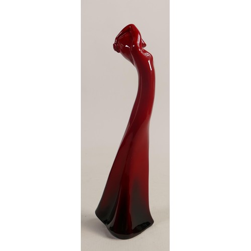 390 - Royal Doulton prototype Flambe figure Awakening, h.31cm.