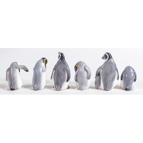 396 - Royal Doulton collection of miniature penguins, Royal Doulton K Birds penguins including K24, K20, K... 