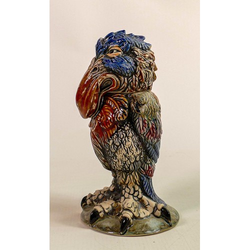 562 - Andrew Hull Cobridge stoneware Grotesque bird, height 19cm.