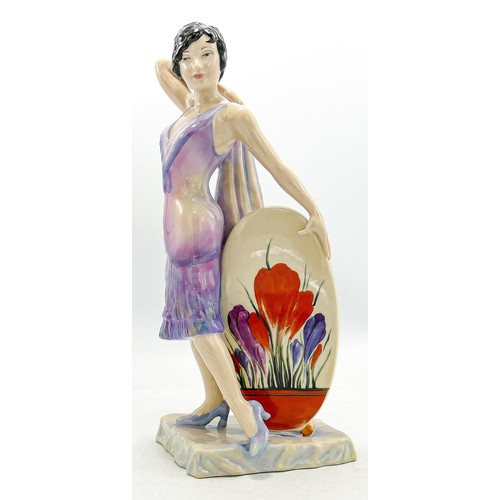 591 - Carltonware Clarice Cliff The Sunshine Girl limited edition figure.