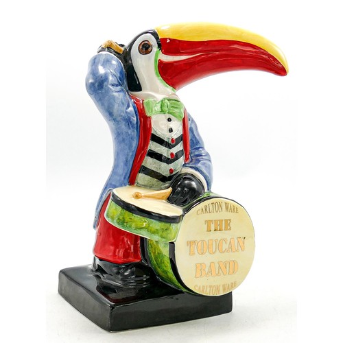 592 - Carltonware Toucan Band figure, height 18cm, with certificate.