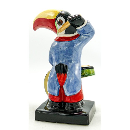 592 - Carltonware Toucan Band figure, height 18cm, with certificate.