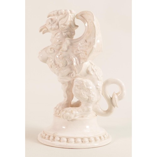 691 - Mid century Casa Pupo of London Grotesque Griffin candlestick, tiny chip to base, height 25cm.