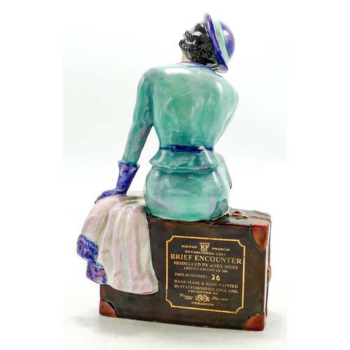 818 - Kevin Francis / Peggy Davies figure Brief Encounter, limited edition of 200, with certificate.