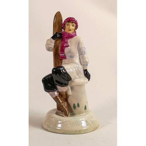 835 - Peggy Davies Alpine Lady figurine. Artist original colourway 1/1 by Victoria Bourne.