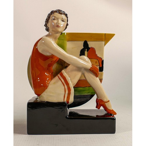 837 - Peggy Davies Back in Time figurine. Artist original colourway 1/1 by Victoria Bourne.