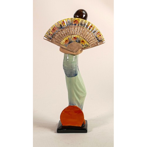 840 - Kevin Francis The Fan Lady figurine. Artist original proof by John Michael.