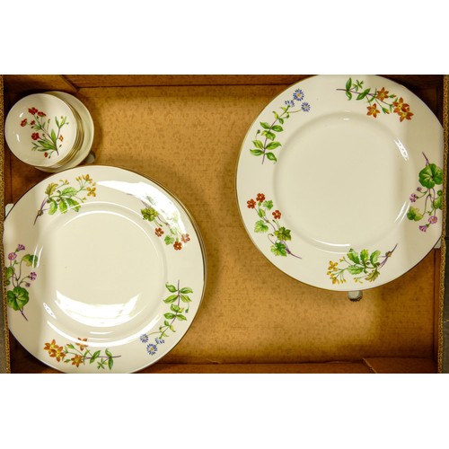 919 - A large collection of Minton Meadow patterned floral tea, coffee & dinner ware including - dinner pl... 