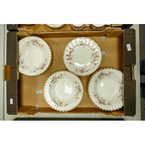 920 - A large collection of Royal Albert & Paragon Victoriana Rose Flora patterned tea & dinner ware inclu... 