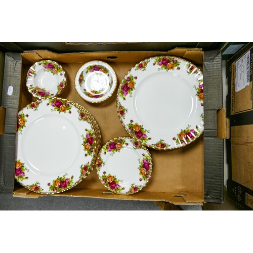 933 - A large collection of Royal Albert Old Country Roses patterned items including - tea pots, coffee po... 