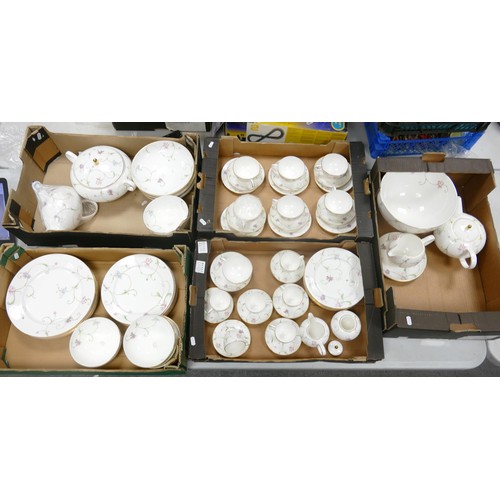 941 - A large collection of unused Royal Doulton Mille Fleurs patterned tea, coffee & dinnerware including... 