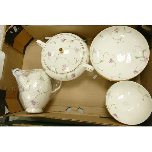 941 - A large collection of unused Royal Doulton Mille Fleurs patterned tea, coffee & dinnerware including... 