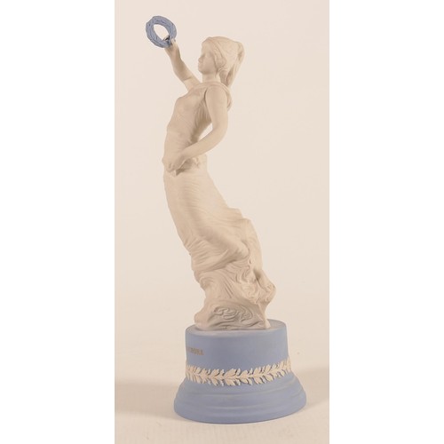 1114 - Wedgwood Jasperware Dancing Hour figure, dated 1979,  height 16.5cm.