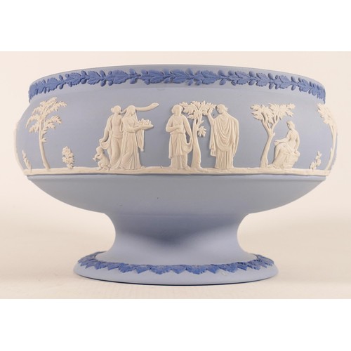 1115 - Wedgwood tri colour Jasper ware footed bowl, diameter 22cm.