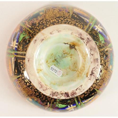 1127 - A Wedgwood Flame Fairyland lustre footed bowl, circa 1925, designed by Daisy Makeig-Jones, 
in the '... 