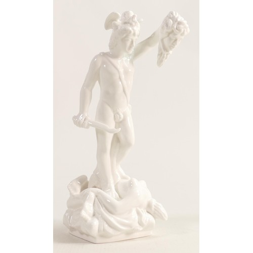 1168 - Rare white glaze Wedgwood trial Perseus & Medusa Figure, height 22cm.