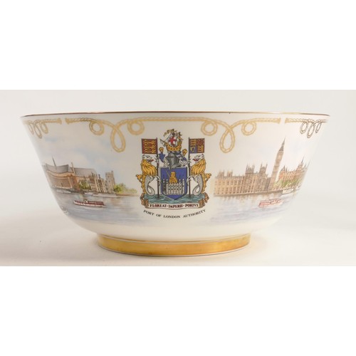 1173 - Large Wedgwood limited edition of 500 The London Thames bowl, diameter 32.5cm.