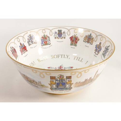 1173 - Large Wedgwood limited edition of 500 The London Thames bowl, diameter 32.5cm.