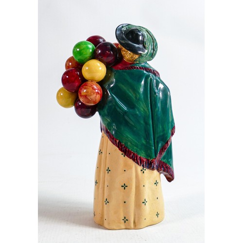 361 - Royal Doulton early character figure The Balloon Seller HN583, impressed date for 1930. Small restor... 