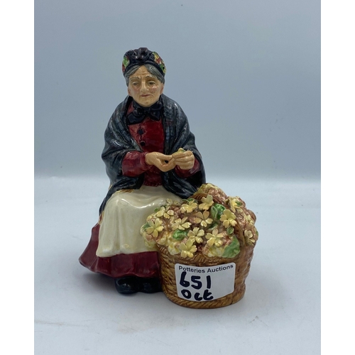 651 - Early Royal Doulton Figure - 'Primroses' HN1617