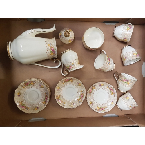 648 - Royal Albert Georgia Pattern Coffee Set