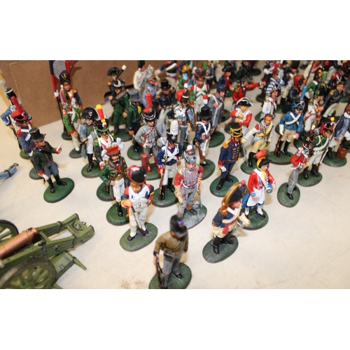 339 - A collection of Del Prado toy soldiers from various countries and campaigns of the 18th and 19th Cen... 