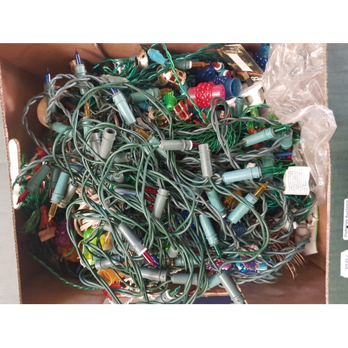 69 - A Quantity of Christmas Lights to include some vintage examples