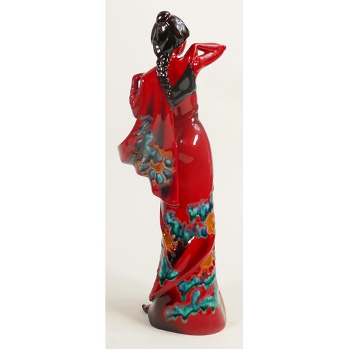 320 - Royal Doulton Flambe figure Eastern Grace HN3683, boxed with cert.