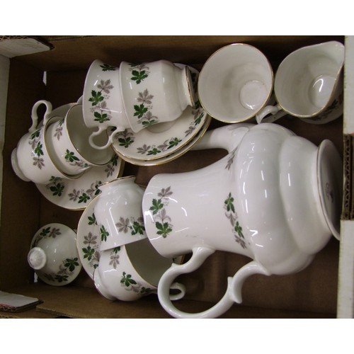 292 - Gainsborough Floral decorated coffee set