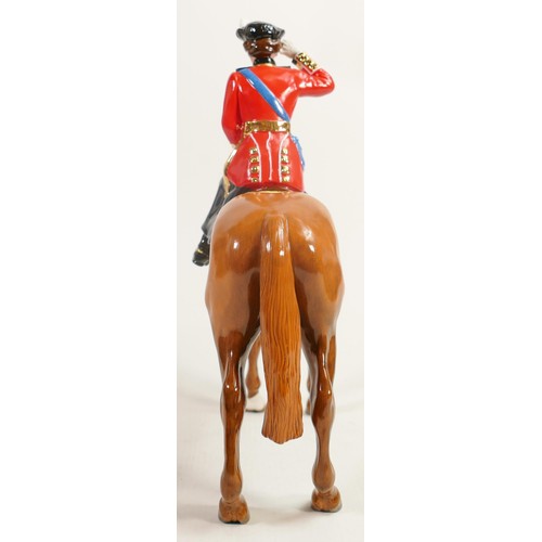 227 - John Beswick Connoisseur Collection Queen Elizabeth II on Horseback, limited edition.