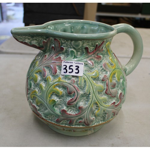 353 - Large Beswick ware Jug (Chip to base rim) 22 cm tall.