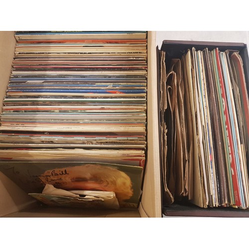 431 - A large quantity of vinyl albums including Elvis, Neil Sedaka, The Seekers etc.