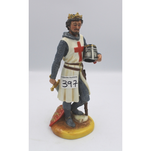 397 - Royal Doulton character figure Richard the Lionheart HN3675.