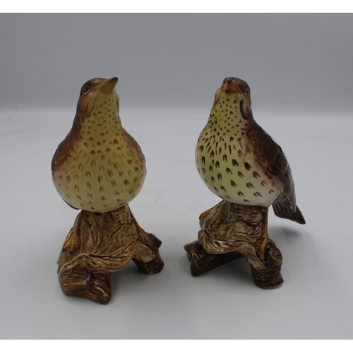 481 - Two Beswick Song Thrushes 2308, one gloss, one matt (2).