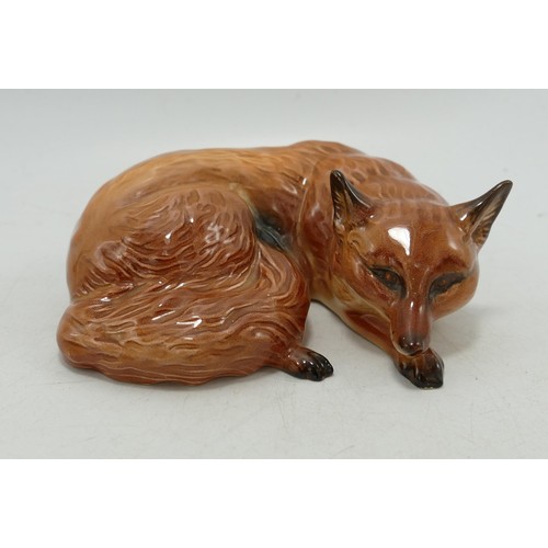 10 - Beswick Curled fox
