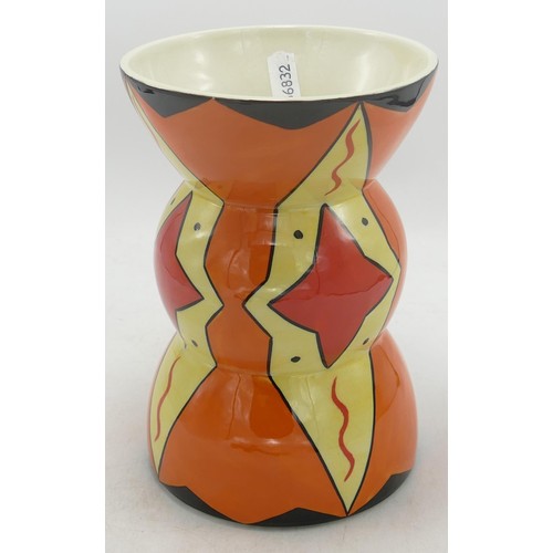 24l - Lorna Bailey Signed Prototype Vase, height 18cm