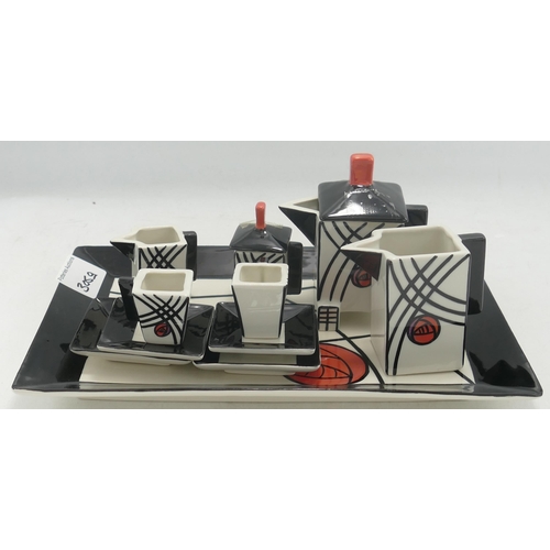 305g - Lorna Bailey Ceramics Charles Rennie Mackintosh Mini Tea Set. Limited edition no.24/100. With certif... 