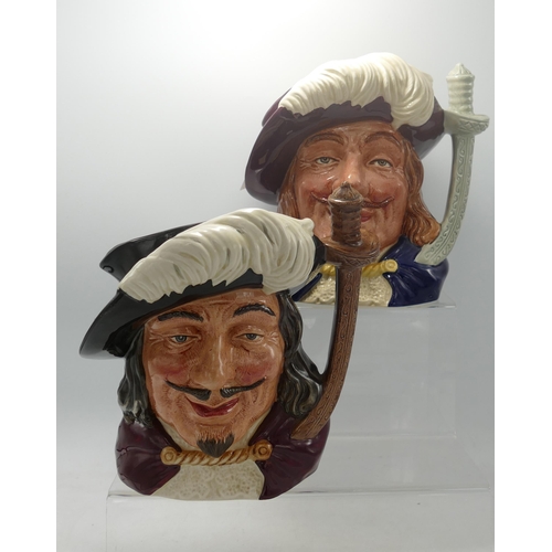 582 - Royal Doulton Character Jugs to include Porthos Limited Edition Colourway D6828 & Porthos D6440 (2)