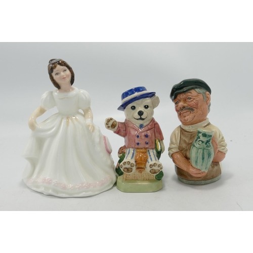 587 - Royal Doulton Toby Jug Albert Sagger The Potter, Kevin Francis small Teddy Jug & Royal Doulton Boxed... 